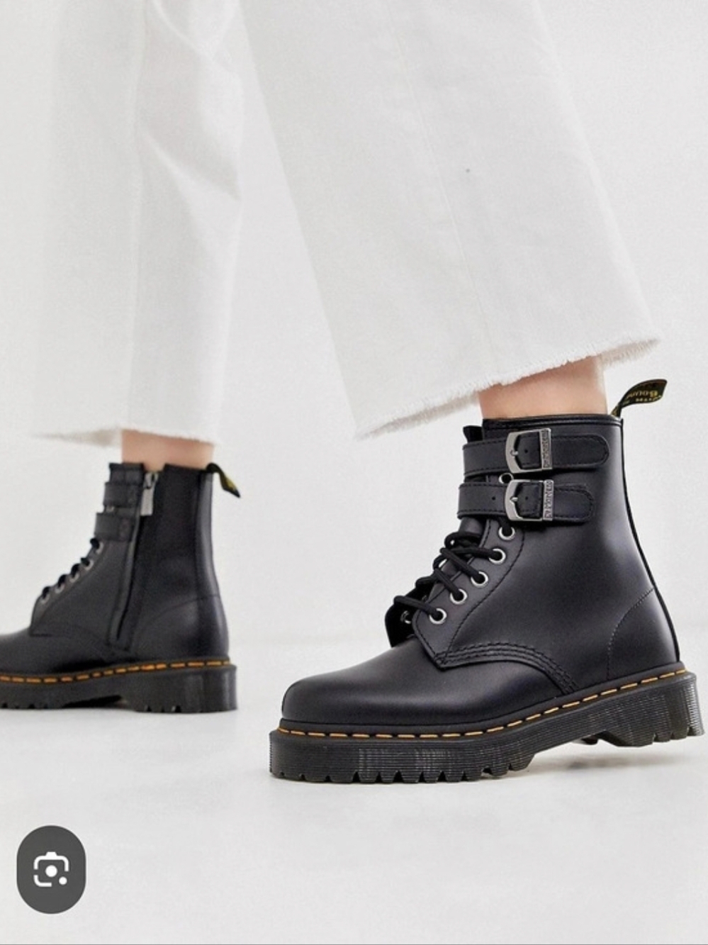 Dr. Martens 1460 ALT Double Buckle Zip Unisex Boots 7M/8L